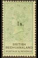 1888  1s On 1s Green & Black, SG 28, Mint. For More Images, Please Visit Http://www.sandafayre.com/itemdetails.aspx?s=62 - Other & Unclassified