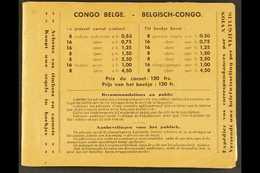 CONGO  1937 120f. Booklet, COB A5, Complete With Interleaving, Staples Removed, Fresh. For More Images, Please Visit Htt - Other & Unclassified