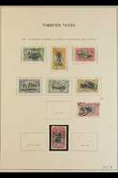 CONGO  POSTAGE DUES 1908-57 Fine Mint Or Used Collection On Printed Album Pages, All Different, And Which Starts With A  - Altri & Non Classificati