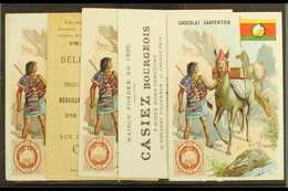 1908  Stamp Designs On Advertising Cards, All Different, Seldom Seen (5 Cards) For More Images, Please Visit Http://www. - Bolivie