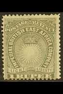 1890-95  1r Grey "light & Liberty" SG 15, Fine Mint With A Couple Of Shortish Perfs For More Images, Please Visit Http:/ - Britisch-Ostafrika