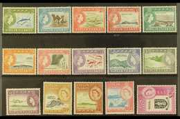 1964-68  Pictorials Complete Set, SG 178/92, Very Fine Never Hinged Mint, Fresh. (15 Stamps) For More Images, Please Vis - British Virgin Islands