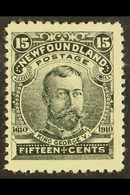 1910  15c Black KGV, Perf 12, SG 105, Very Fine Mint. For More Images, Please Visit Http://www.sandafayre.com/itemdetail - Andere & Zonder Classificatie