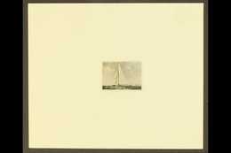 1935 SILVER JUBILEE  13c Royal Yacht Britannia, Photographic Proof Of The Central Vignette On Glossy Surfaced Paper With - Other & Unclassified