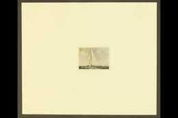 1935 SILVER JUBILEE  13c Royal Yacht Britannia, Photographic Proof Of The Central Vignette On Glossy Surfaced Paper With - Altri & Non Classificati