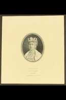 1935 SILVER JUBILEE  3c Queen Mary Die Proof Of The Portrait From The Right Hand Vignette, 85mmx90mm, on Card. Inscribed - Other & Unclassified