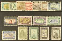 1935  Third National Olympiad / Sports Set Complete, SG 461/476 (Scott 421/36), Very Fine Mint. Cat £1500 (16 Stamps) Fo - Colombia