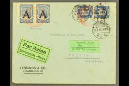 SCADTA  1925 (15 Sep) Cover From Germany Addressed To Bogota, Bearing Germany 20pf Pair Tied By "Hamburg" Cds's And SCAD - Kolumbien