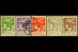 1925-29  Airmail Complete Set, SG 224/228 Or Michel 143/145 And 180/181, Very Fine Used. (5 Stamps) For More Images, Ple - Autres & Non Classés