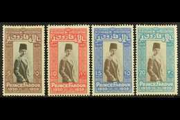 1929  Prince's Ninth Birthday Special Printing Set With 5m Centre In Black And 10m To 20m Centres In Brown, SG 178a/81a, - Other & Unclassified