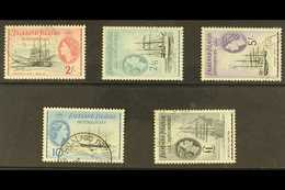 1954  Definitive Top Values, 2s To £1, SG G36/40, Very Fine Used. (5 Stamps) For More Images, Please Visit Http://www.sa - Falklandinseln