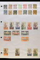 GABON  1904-1933 All Different FINE USED Collection On Pages. With 1904-07 "Tablet Set To 75c; 1910 "Congo Francais" Set - Altri & Non Classificati