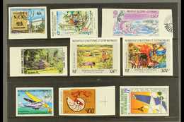 NEW CALEDONIA  IMPERFORATES 1981-6 Never Hinged Mint Group Of Airmail Issues, Incl. 1981 41f Stamp Day, 43f Latin Quarte - Other & Unclassified