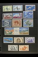 TAAF  1956-1988 NEVER HINGED MINT COLLECTION. A Delightful, All Different Collection Of "Air Post" Issues Presented On S - Other & Unclassified