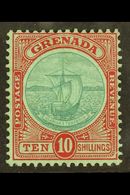 1908  10s Green And Red/green, SG 83, Very Fine Mint. For More Images, Please Visit Http://www.sandafayre.com/itemdetail - Grenade (...-1974)