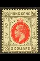 1912-21  $2 Carmine-red And Grey-black, SG 113, Fine Mint.  For More Images, Please Visit Http://www.sandafayre.com/item - Other & Unclassified