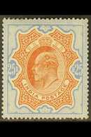 1902-11  25r Brownish Orange And Blue, SG 147, A Lovely Fine Mint Example Of This Iconic High Value, One Short Perf At B - Other & Unclassified