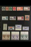 1937-1952 FINE MINT COLLECTION  With 1937-40 Most Values To 1R, 1948 Gandhi Set To 12a (horiz Pairs), 1949-52 Pictorials - Other & Unclassified