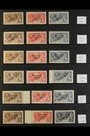 1922 - 1934 SEAHORSES COMPLETE.  A Complete Collection Of The Six Different Overprinted Seahorse Sets SG 17/21, 44/46, 6 - Autres & Non Classés
