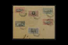 1923  Manzoni Set, Sass S29, Complete Used On Cover, Cancelled With Milano 28. 1. 24 Cds Cancels (last Day Of Validity). - Unclassified