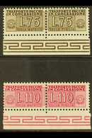 CONCESSION PARCELS  1953 75l Brown & 110L Lilac Rose, Sass 3l, 41, Very Fine NHM. (2 Stamps) For More Images, Please Vis - Non Classés
