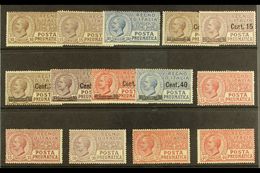PNEUMATIC POST  1913-1928 Complete Run (SG PE96/98, 165/70 & 191/95) Fine Fresh Mint. (14 Stamps)  For More Images, Plea - Unclassified
