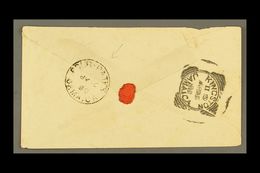 1888  (April) Envelope To Kingston Bearing 1d Rose With Indistinct Cancel; On Reverse Fine "FOUR PATHS" Cds Plus Kingsto - Jamaïque (...-1961)