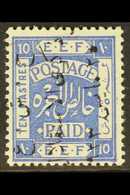 1923  10p Independence Commem, Ovptd In Black Reading Downwards, SG 107A, Very Fine Mint. For More Images, Please Visit  - Jordan