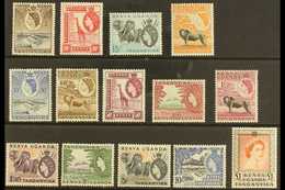 1954-59  Definitive Set, SG 167/80, Never Hinged Mint (14 Stamps) For More Images, Please Visit Http://www.sandafayre.co - Vide
