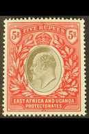 EAST AFRICA & UGANDA  1903 5r Grey And Red, Ed VII, SG 13, Very Fine And Fresh Mint. For More Images, Please Visit Http: - Vide