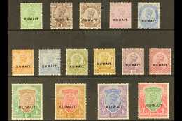 1923-24  First Issue Complete Set, SG 1/15, Mint Lightly Hinged (15 Stamps) For More Images, Please Visit Http://www.san - Koweït