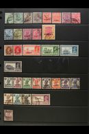 1929-1945 FINE USED COLLECTION  On A Stock Page, All Different, Inc 1929-37 Most Vals To 4a, 8a, 12a & 2r, 1939 Set (ex  - Koweït