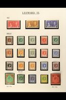 1937-52 FINE MINT COLLECTION  On Pages. Inc 1938-51 Definitive Set Of All Values Plus Most Omnibus Sets. Lovely (30+ Sta - Leeward  Islands