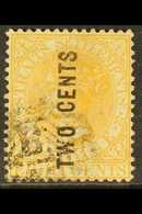 1883  2c On 8c Orange, Narrow Letters, SG 57, Fine Used. For More Images, Please Visit Http://www.sandafayre.com/itemdet - Straits Settlements