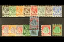 1936-37  Complete Set, SG 260/274, Fine Mint. (15 Stamps) For More Images, Please Visit Http://www.sandafayre.com/itemde - Straits Settlements