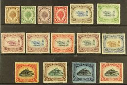 KEDAH  1921 Sheaf And Ploughman Set Complete, Wmk Script, SG 26/40, Fine And Fresh Mint. (15 Stamps) For More Images, Pl - Autres & Non Classés