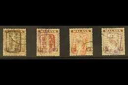 GENERAL ISSUES  1942 Negri Sembilan 5c Brown With T1 Overprint In Black, Brown, Red And Violet (SG J164/b/c/d), Fine Use - Sonstige & Ohne Zuordnung