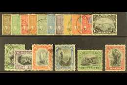 1926  St Paul Set Inscribed "Postage", SG 157/72, Good To Fine Used (¼d Unused). (17 Stamps) For More Images, Please Vis - Malta (...-1964)