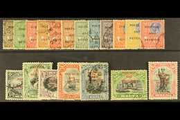 1928  St Paul Set Ovptd "Postage And Revenue", SG 174/92, Good To Very Fine Used. (19 Stamps) For More Images, Please Vi - Malte (...-1964)