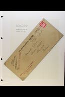 1954-1974 COVERS.  An Interesting Collection Of Commercial & Philatelic Covers, Inc Registered Items, Uprated 4c On 6d R - Malte (...-1964)