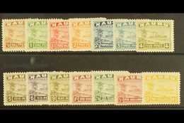 1924 - 48  Freighter Set Complete On Shiny White Paper, SG 26B/39B, Very Fine Never Hinged Mint.  (14 Stamps) For More I - Nauru