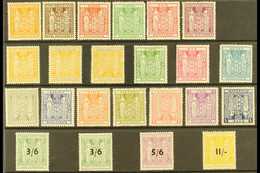 1931-58 MINT POSTAL FISCAL COLLECTION  An Attractive Collection Presented On A Stock Card That Includes 1931-40 Range Wi - Altri & Non Classificati