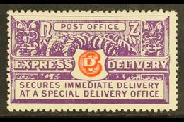 EXPRESS  1937-39 6d Vermilion And Bright Violet On Wiggins Teape Paper, Perf 14 X 15, SG E5, Fine Mint. For More Images, - Altri & Non Classificati