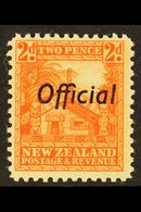 OFFICIALS  1936-61 2d Orange Perf 12½, SG O123b, Very Fine Mint For More Images, Please Visit Http://www.sandafayre.com/ - Andere & Zonder Classificatie