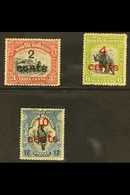 1916  Surcharge Set, SG 186/8, Fine Mint (3 Stamps) For More Images, Please Visit Http://www.sandafayre.com/itemdetails. - Borneo Del Nord (...-1963)