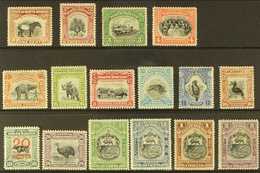 1925-28  Centres In Black - Perf 12½ Set To $2, SG 277/92, Very Fine Mint (16 Stamps) For More Images, Please Visit Http - Noord Borneo (...-1963)