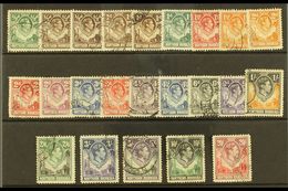 1938  Geo VI Set Complete To 20s, SG 25/45, Very Fine Used. (21 Stamps) For More Images, Please Visit Http://www.sandafa - Northern Rhodesia (...-1963)