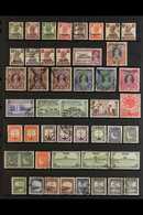 1947-51 USED COLLECTION  Presented On Stock Pages That Includes KGVI Opt'd Range With Most Values To 10r, 1948-57 Set Of - Pakistan