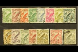 1932  10th Anniv Set (without Dates),  SG 177/89,  Fine And Fresh Used. (15 Stamps) For More Images, Please Visit Http:/ - Papua-Neuguinea