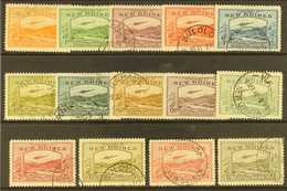 1939  AIRMAILS, Complete Set, SG 212/25, 5d & 2s With Some Light Marks, Otherwise Very Fine Used (14 Stamps). For More I - Papua New Guinea